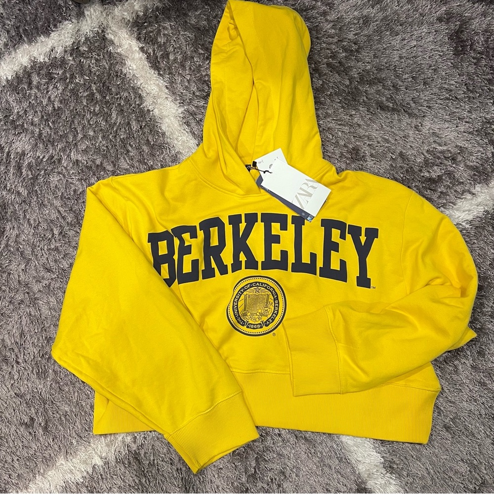 NWT Berkeley x Zara cropped sweatshirt size L